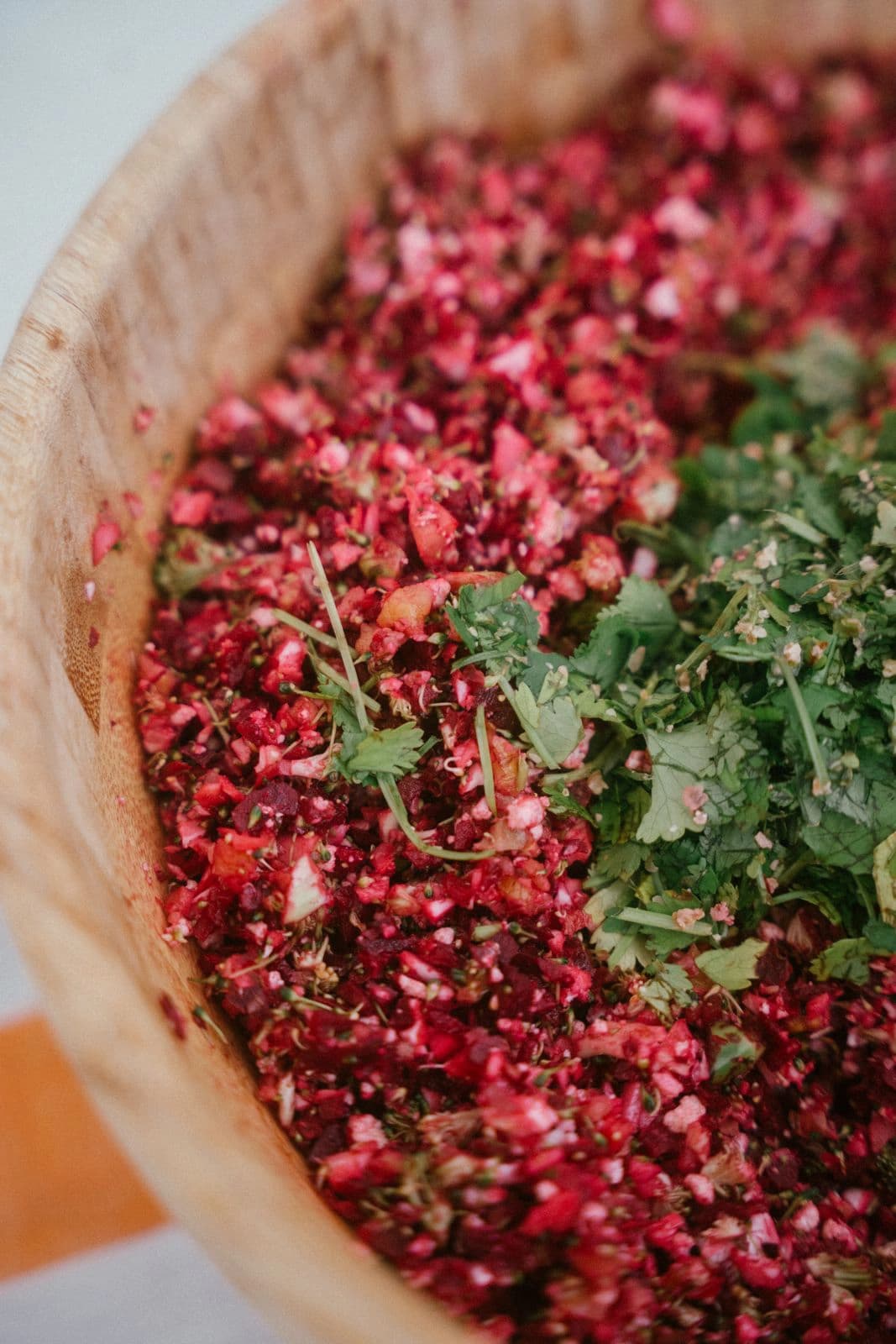 Beetroot rice at Creative Reset Retreat, photo by Rian Shafi