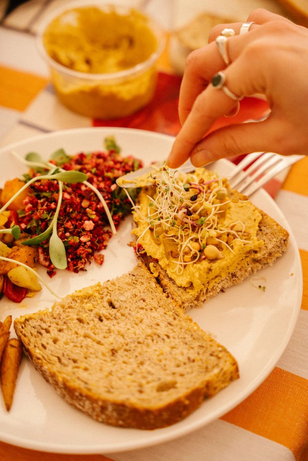 Food at Creative Reset Retreat, photo by Rian Shafi
