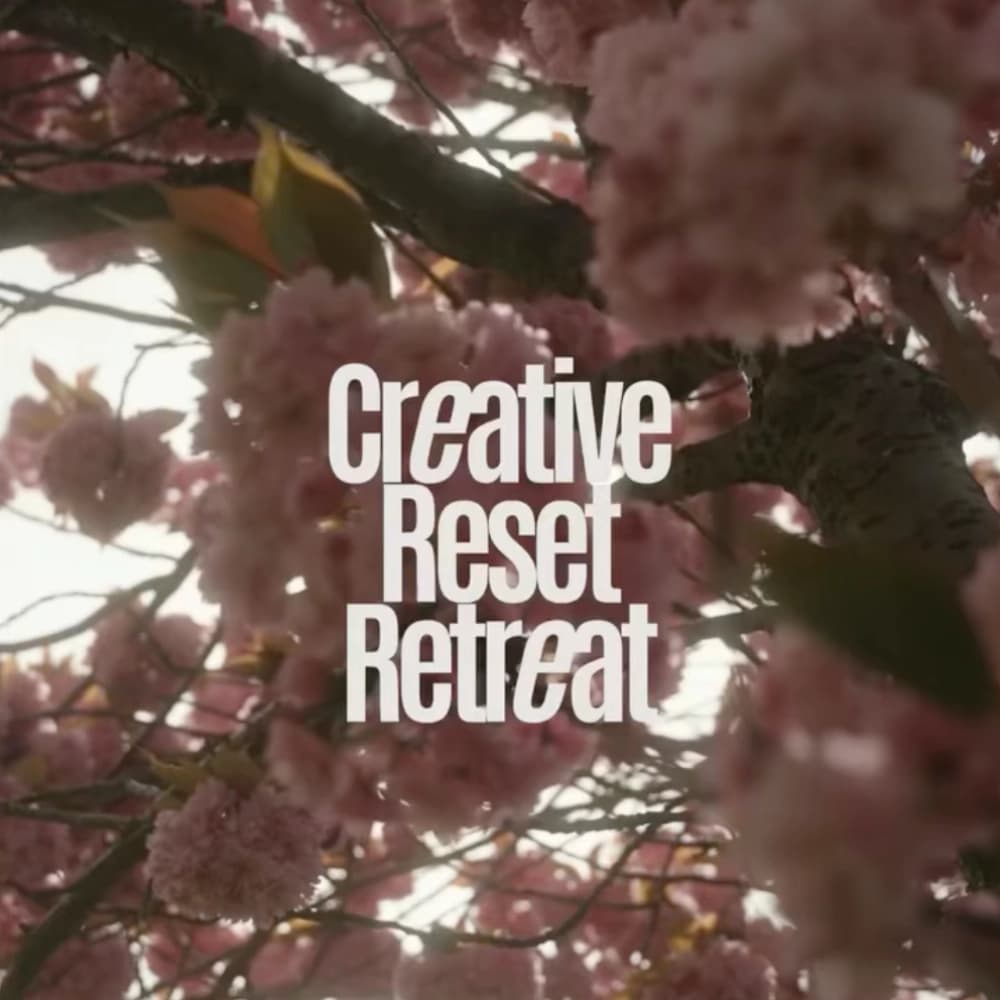 Creative Reset Retreat branding