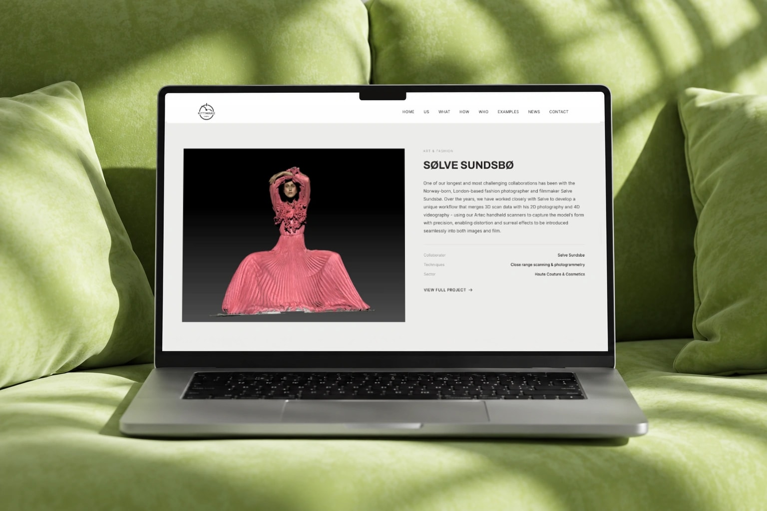 A Kittiwake Digital project page for the Solve Sundsbo collaboration