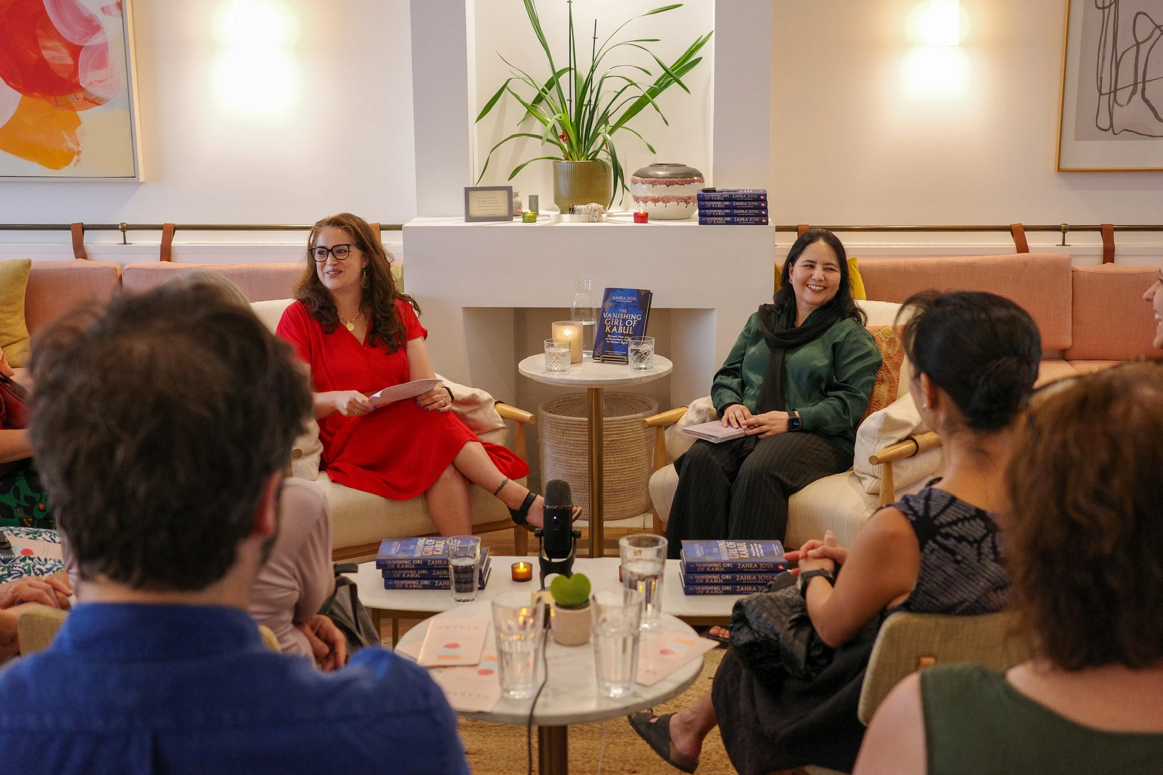 Zahra Joya in conversation at her book launch